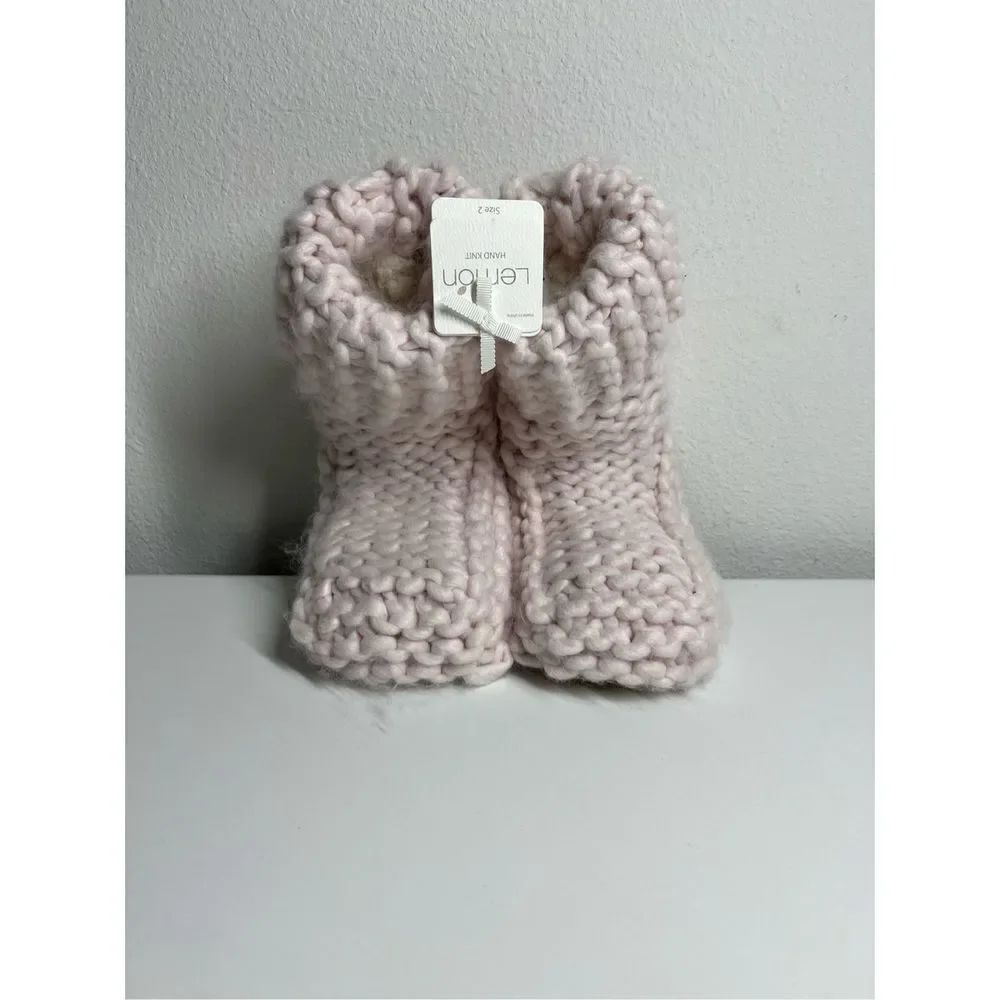 Anthropology Lemon - Cabin Cuffed Cute Bootie Pink Light Size 4